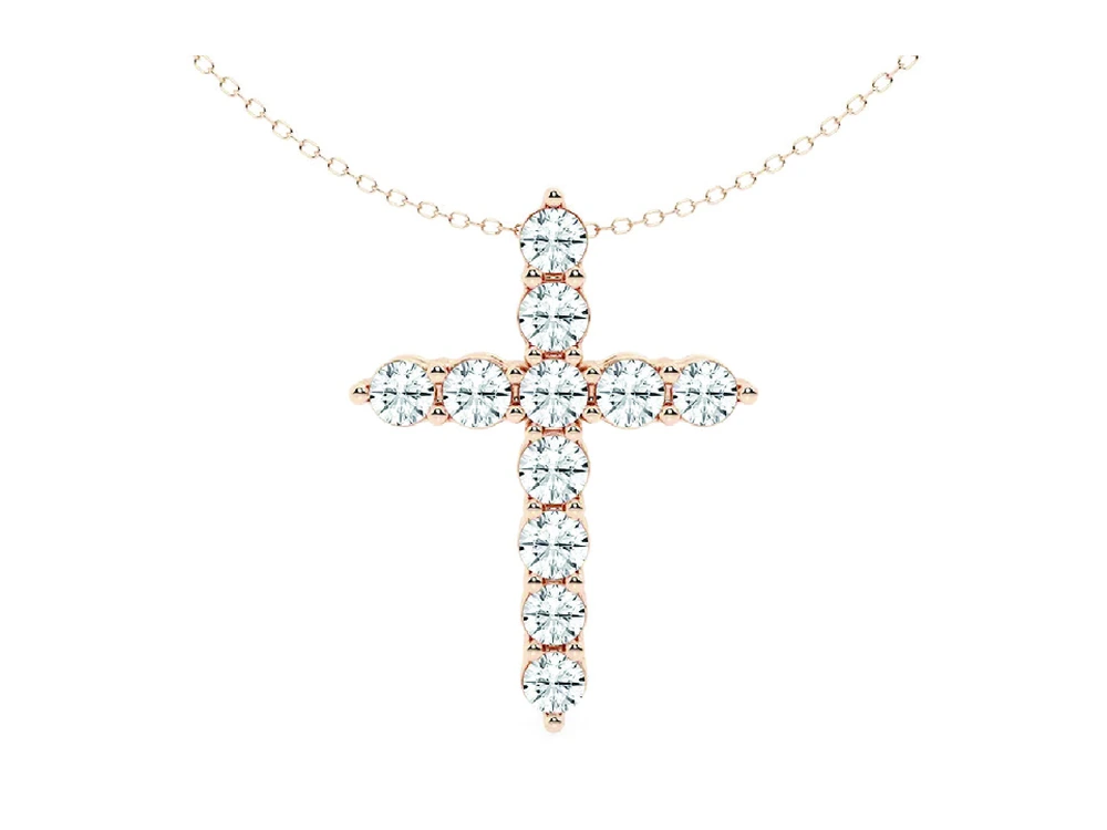 0.5ct Cross Pendant catalog reference image