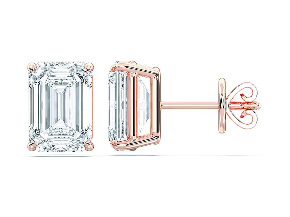 1ct Emerald Stud Earrings catalog reference image