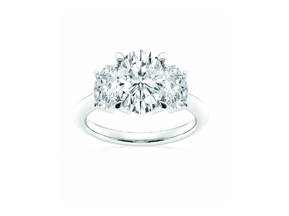 2ct Oval Three-Stone Ring catalog reference image