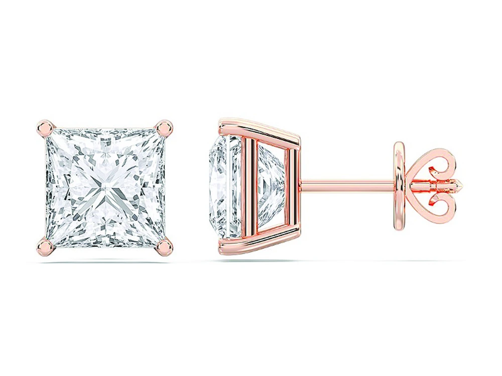 1ct Princess Stud Earrings catalog reference image
