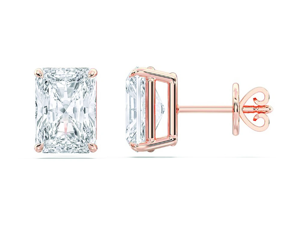 1ct Radiant Stud Earrings catalog reference image