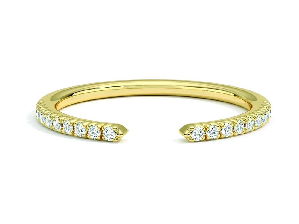 0.25ct Round Open Pavé Band catalog reference image