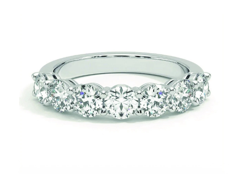 1ct Round Seven-Stone Ring catalog reference image
