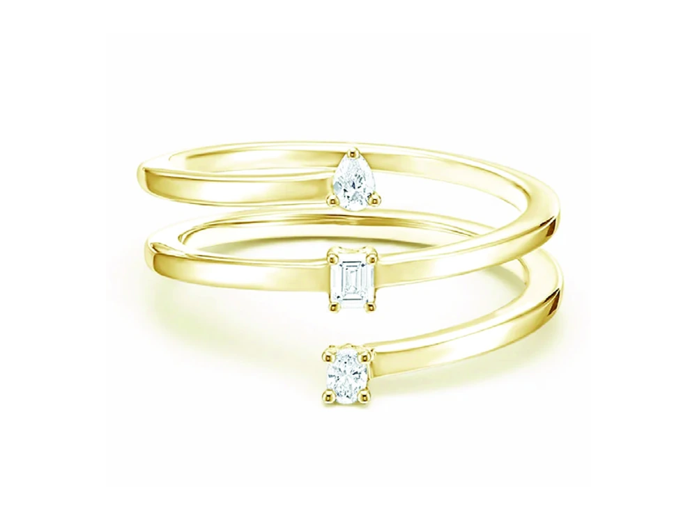 0.75ct Three-Stone Wrap Ring catalog reference image