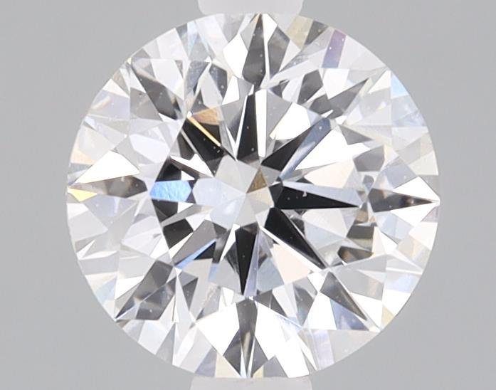 1ct round lab-grown diamond F color VVS2 clarity 6.37mm