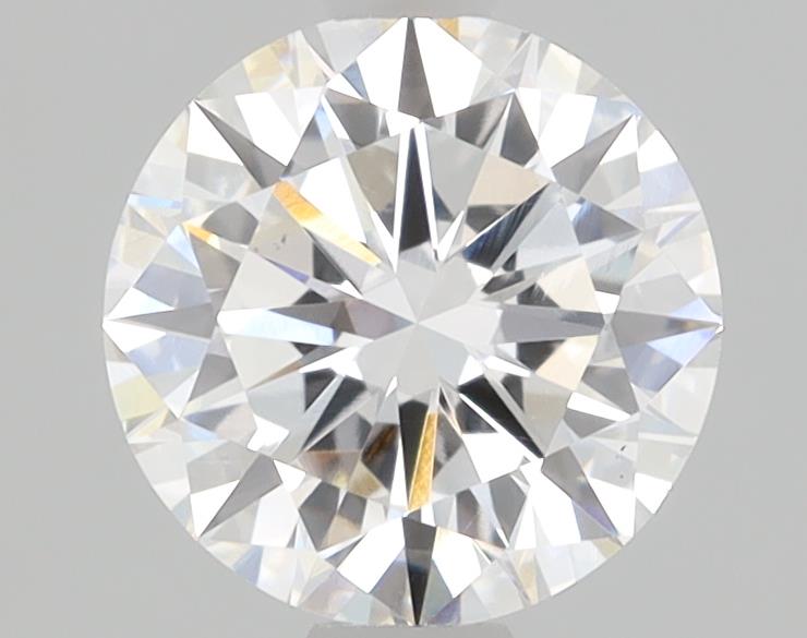 1ct round lab-grown diamond F color VVS2 clarity 6.43mm