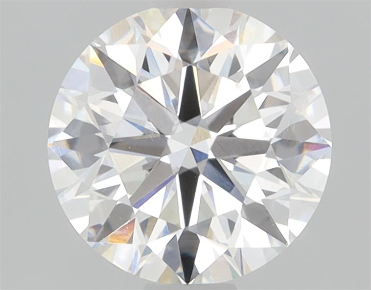 1.01ct round F/VS1 lab diamond, 6.40-6.38mm, excellent cut and clarity.