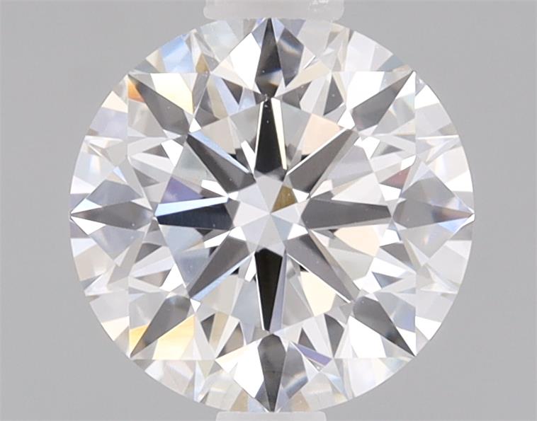 1.02ct round F/VVS2 lab-grown diamond, 6.39-6.44mm, IGI certified.