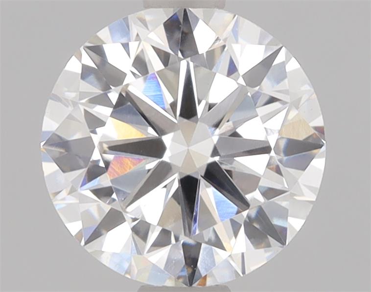 1.02ct round lab-grown diamond, G color, VS1 clarity, 6.49-6.44mm.