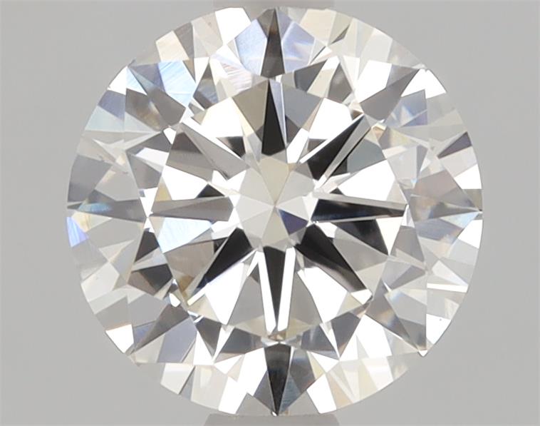 1.08ct round H/VS1 lab-grown diamond, 6.67-6.64mm, loose stone.