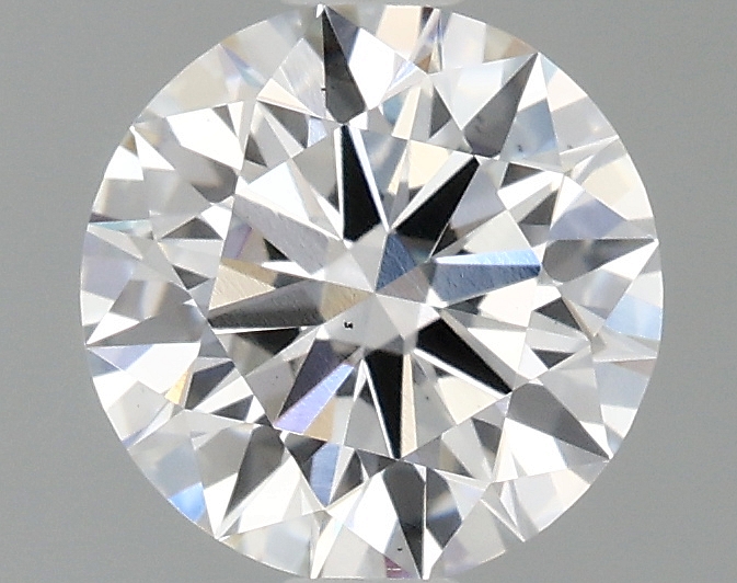 1.09ct round D/VS2 lab-grown diamond, 6.67mm, IGI certified.
