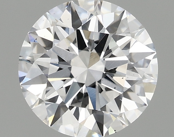 1.09ct round D/VS2 lab-grown diamond, 6.59mm, IGI certified.
