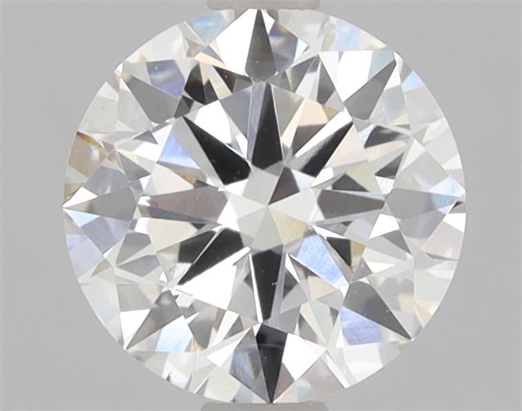 1.09ct round H/VS1 lab-grown diamond, 6.71-6.68mm, loose stone.
