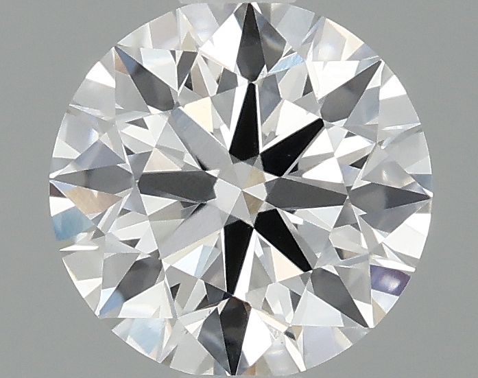 1.1ct round D/VS2 lab-grown diamond, 6.58mm, IGI certified.