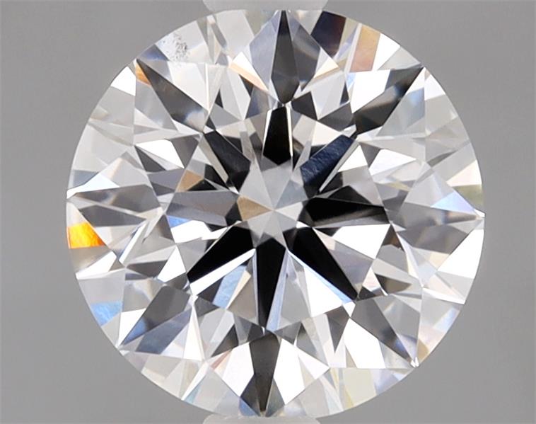 1.21ct round D/VS1 lab-grown diamond, 6.80-6.88mm, IGI certified.