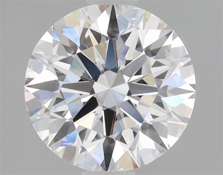 1.22ct round E/VVS2 lab-grown diamond, ID cut grade, IGI certified.