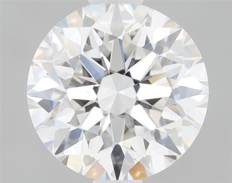 1.29ct round F/VS1 lab-grown diamond, ID cut, IGI certified.
