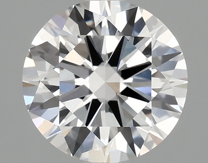1.38ct round F/VVS1 lab-grown diamond, 7.20mm, IGI certified.
