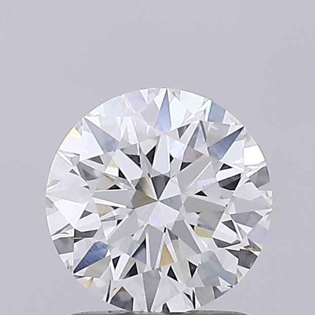 1.41ct round F/VVS2 lab-grown diamond, 7.19mm, IGI certified.