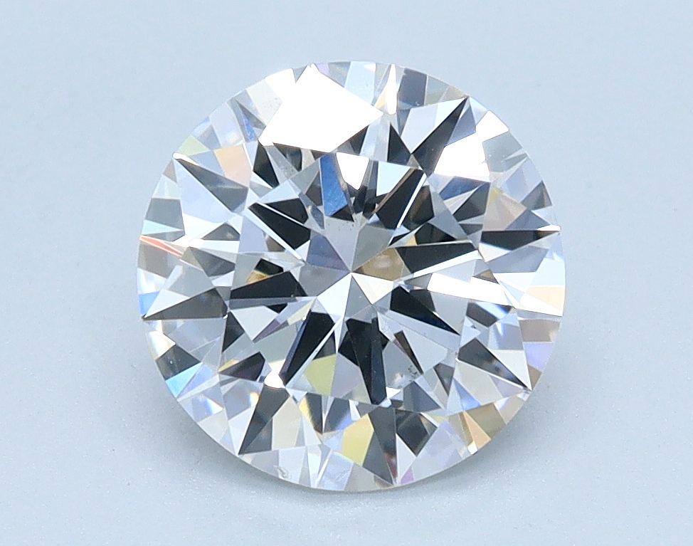 1.51ct round lab-grown diamond, D color, VS2 clarity, IGI certified.