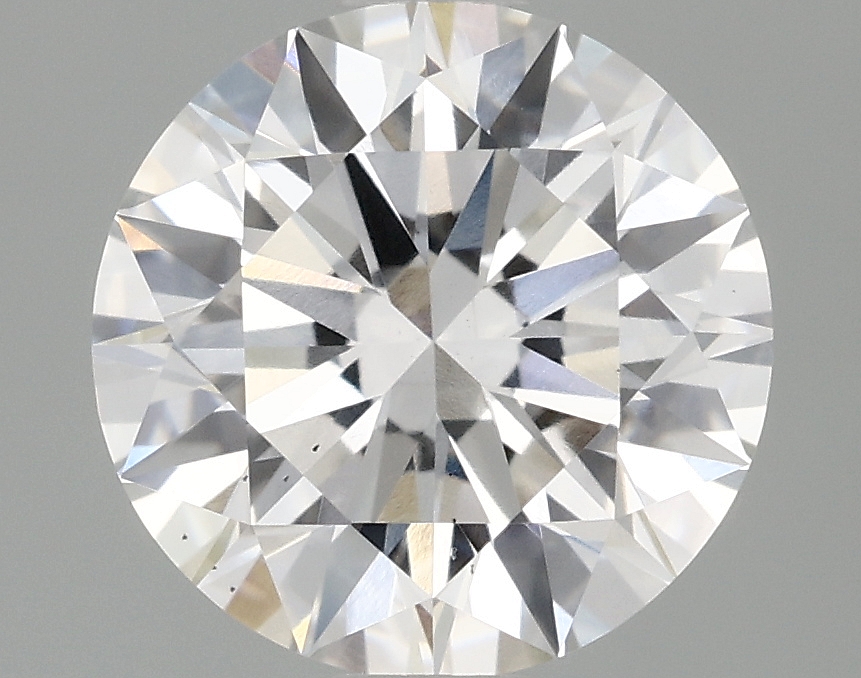 1.57ct round D/VS2 lab-grown diamond, 7.43mm, IGI certified.