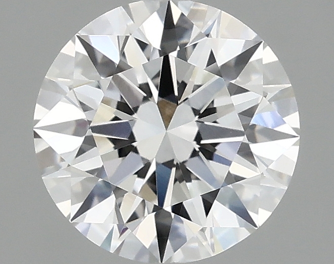1.64ct round lab-grown diamond, E color, VVS1 clarity, IGI certified.
