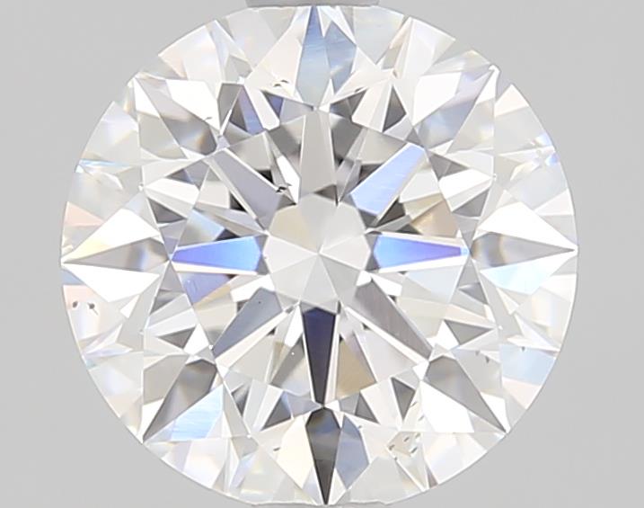 1.71ct round lab-grown diamond, D color, SI1 clarity, IGI certified.