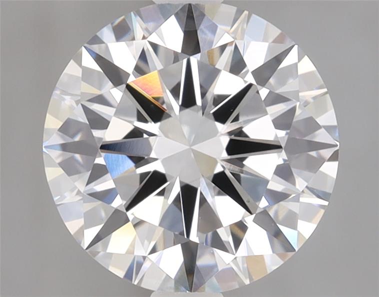 1.76ct round F/VS1 lab-grown diamond, 7.78-7.84mm, IGI certified.
