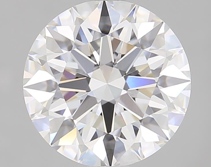 1.79ct round F/VVS2 lab-grown diamond, IGI certified, 7.73-7.77x4.80 mm.