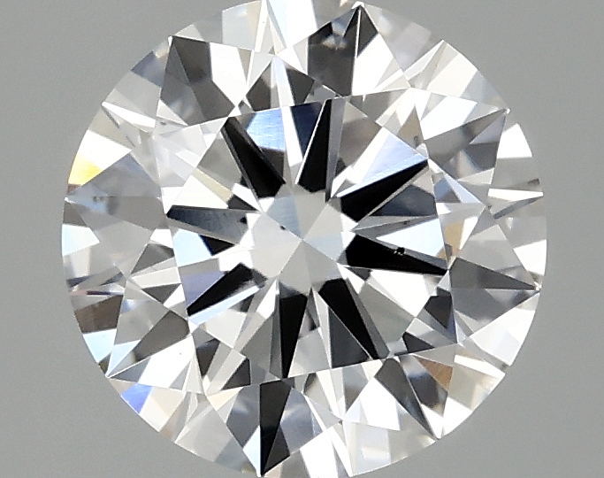 1.86ct round F/VS2 lab-grown diamond, 7.98mm, IGI certified.