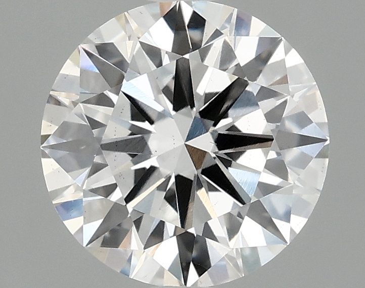 1.93ct round F/VS2 lab-grown diamond, 8.08mm, IGI certified.