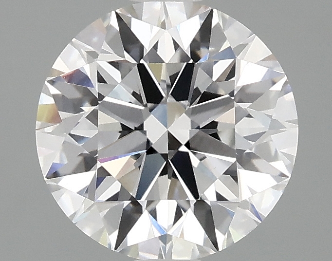 1.94ct round D/VVS2 lab-grown diamond, 7.91mm, IGI certified.