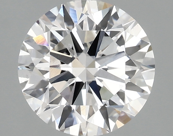 1.94ct round F/VS2 lab-grown diamond, 7.97mm, IGI certified.
