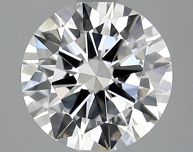 1.96ct round D/VS2 lab-grown diamond, 7.97mm, IGI certified.