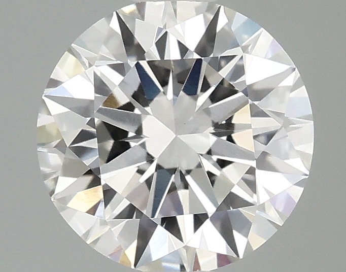 2ct round lab-grown diamond F/VVS2 IGI certified 8.09mm