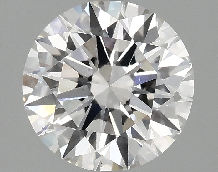 2ct round F/VS1 lab-grown diamond, 8.05mm, IGI certified.