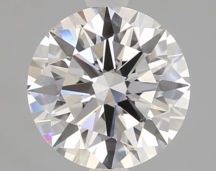 2ct round lab-grown diamond G/VS2 ID cut grade 8.14-8.11mm