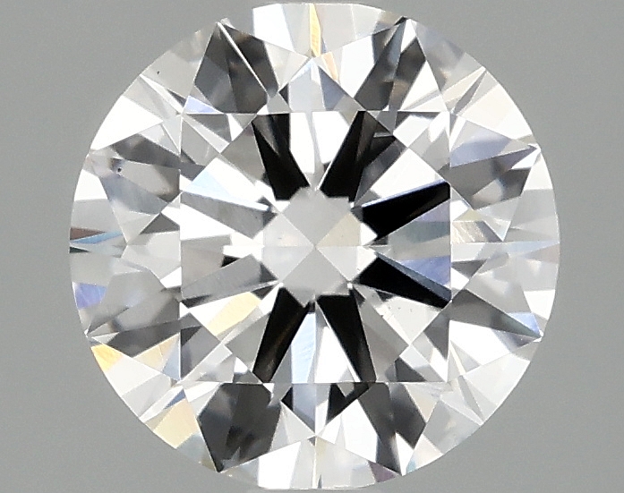 2.01ct round F/VS1 lab-grown diamond, 8.13mm, IGI certified.