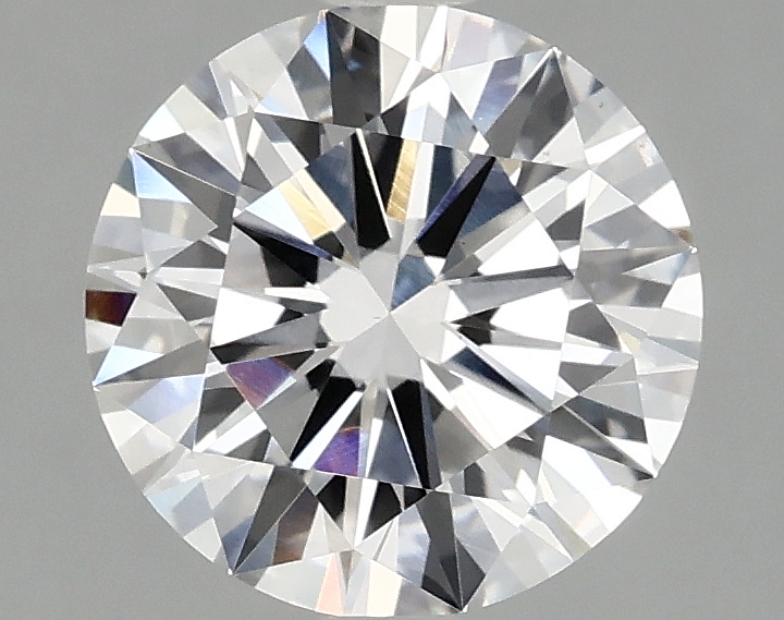 2.02ct round F/VS1 lab-grown diamond, 8.22mm, IGI certified.