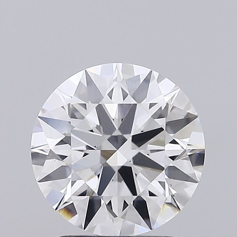 2.06ct round D/VS2 lab-grown diamond, 8.16mm, IGI certified.
