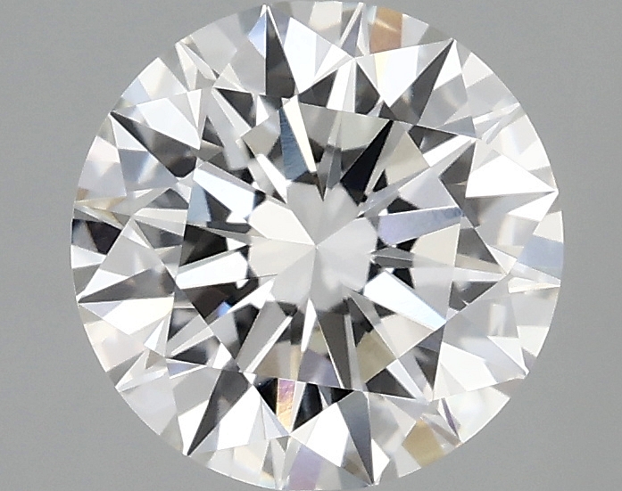 2.06ct round F/VVS2 lab-grown diamond, IGI certified, 8.15mm, loose stone.