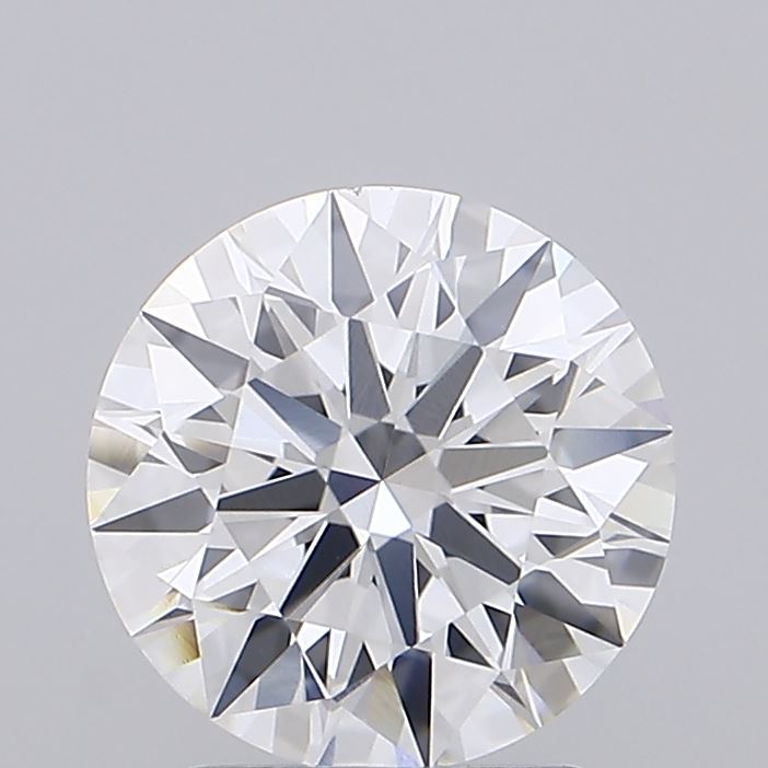 2.07ct round D/VS1 lab-grown diamond, 8.15mm, IGI certified.