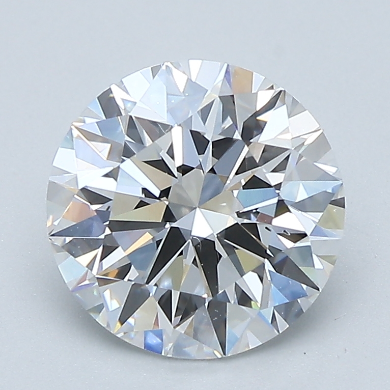2.09ct round lab-grown diamond E/VS2 with IGI certification.