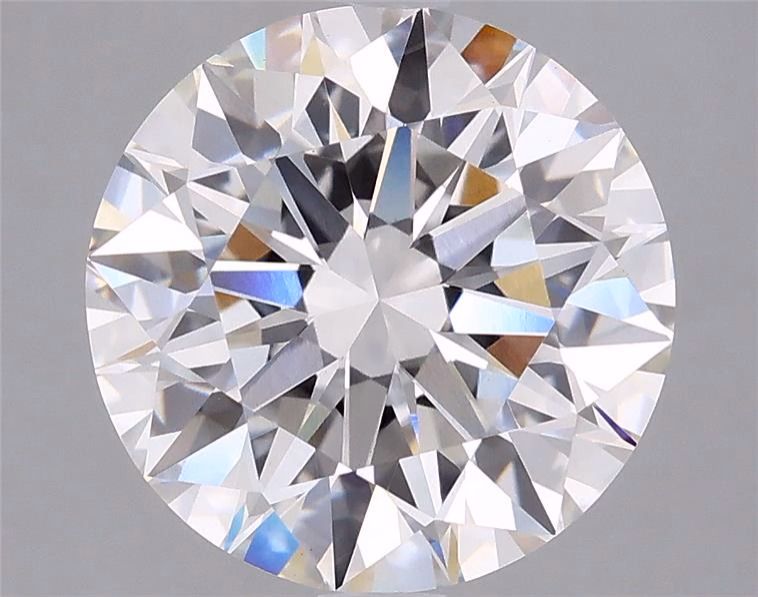 2.1ct round lab-grown diamond E/VS1, 8.19mm, IGI certified.