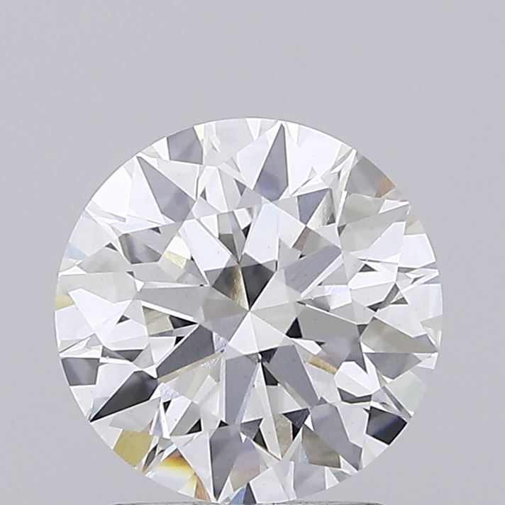 2.1ct round F/VS1 lab-grown diamond, 8.19mm, IGI certified.