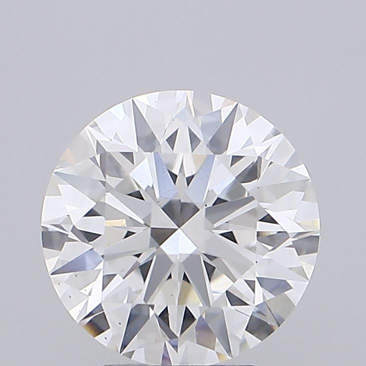 2.15ct round lab-grown diamond E/VS1, 8.24mm, IGI certified.