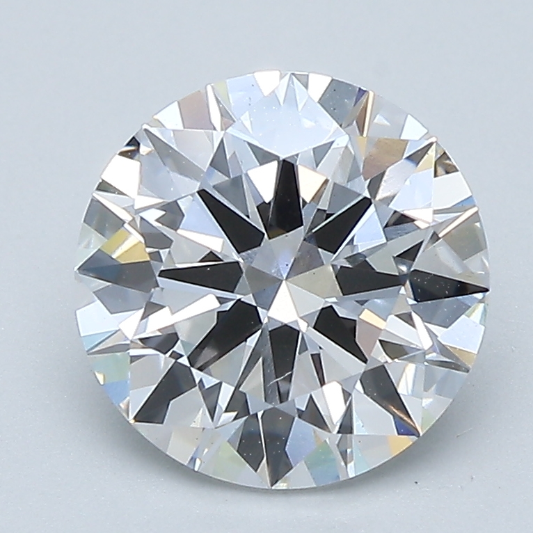 2.15ct round lab-grown diamond E/VS2, 8.34mm, IGI certified LG779601919.