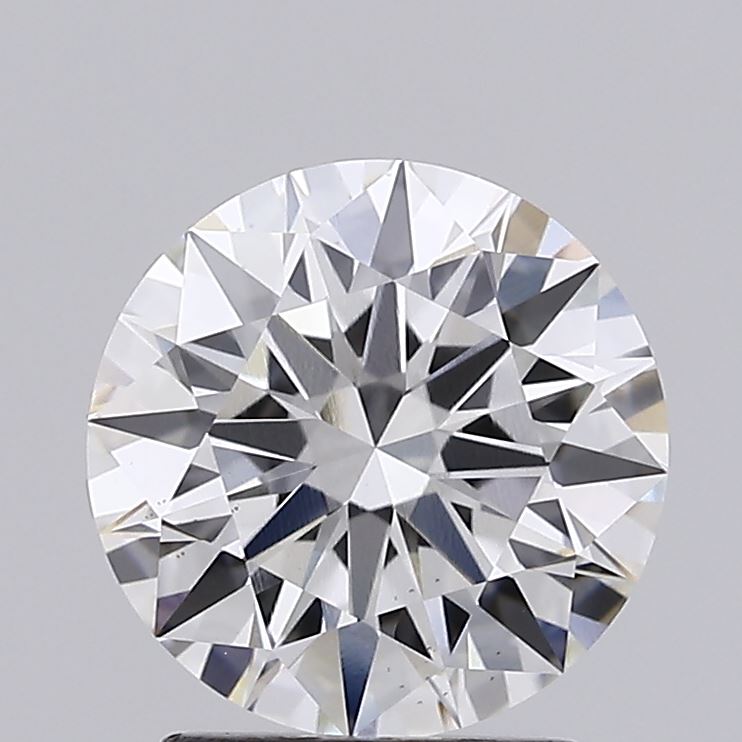 2.21ct round lab-grown diamond E/VS1, 8.37mm, IGI certified.