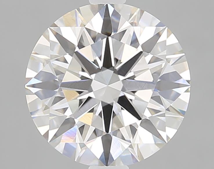 2.21ct round lab-grown diamond G/VS1 with excellent cut and symmetry.