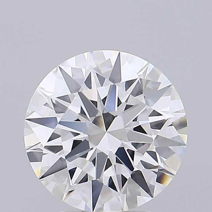 2.24ct round D/VS1 lab-grown diamond, 8.32mm, IGI certified.